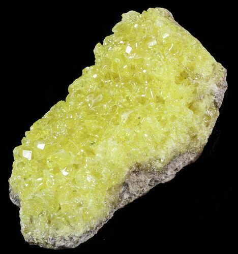 Sulfur Crystals on Matrix - Bolivia #51575
